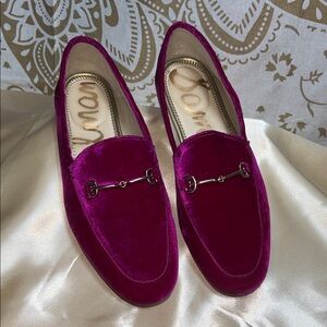 Sam Edelman Plush Velvet Loafers